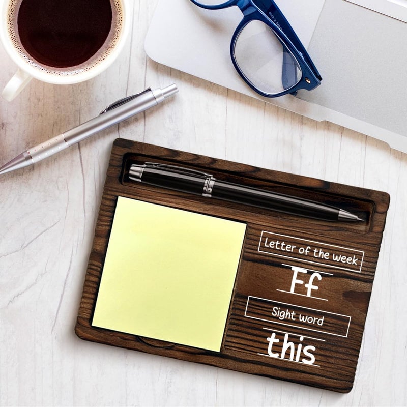 YGBF Funny Teacher Gifts for Women Men, Back to School Present from Students, Teacher Gifts Sticky Note Holder Classroom Office Decor - Image 4